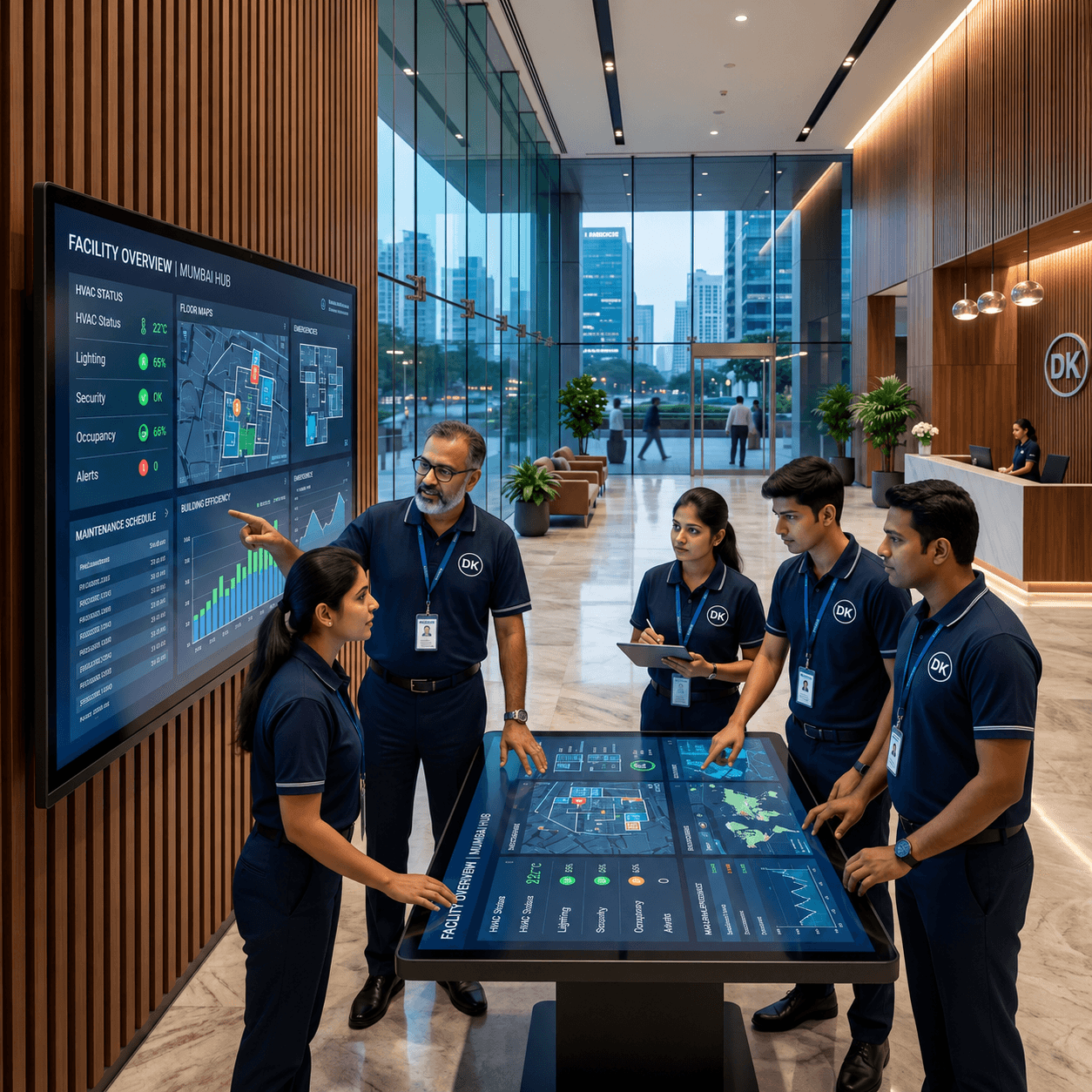 Integrated Facility Management for Commercial Spaces